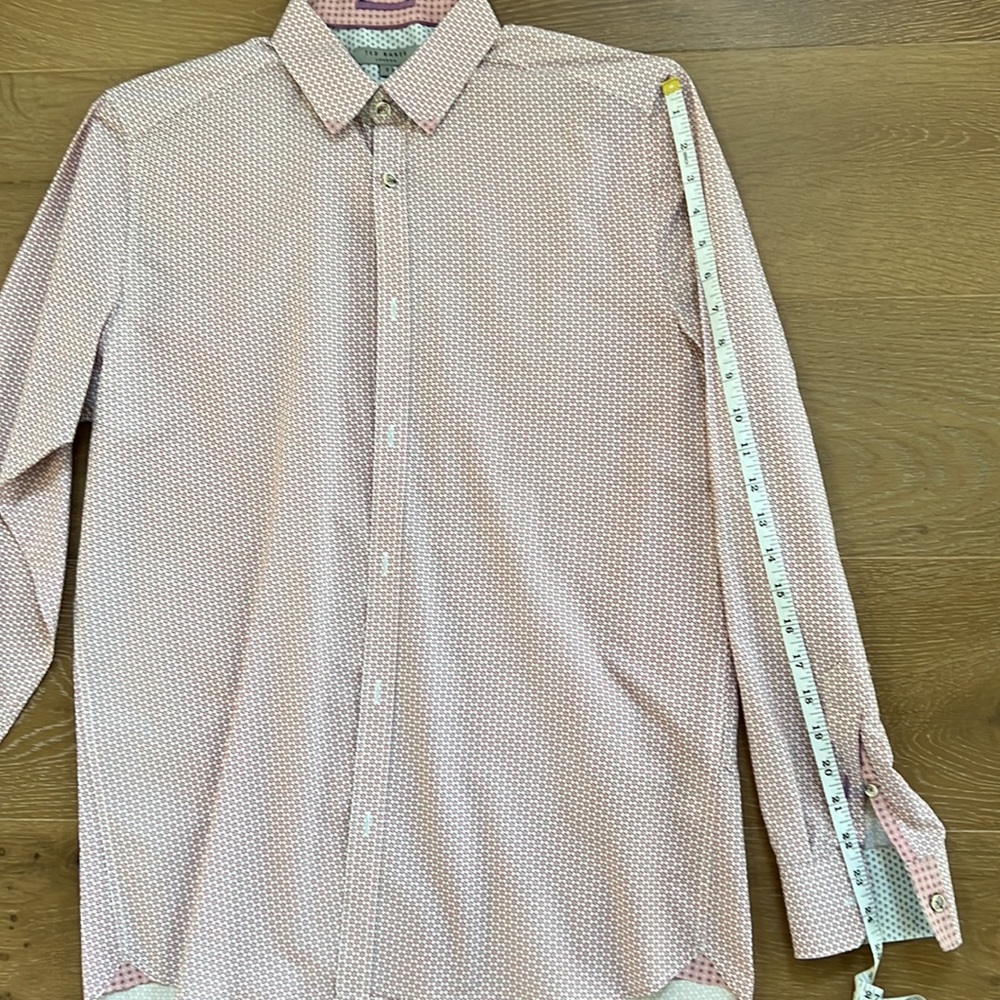 Ted Baker 100% Cotton Button Down Collared Shirt - image 3